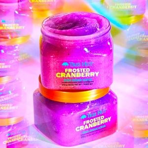 ONE frosted Cranberry TreeHut Scrub